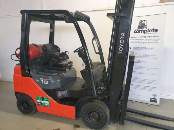 Toyota 8FGF18 LPG Counter Balance Forklift Truck