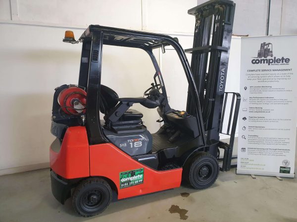 Toyota 8FGF18 LPG Counter Balance Forklift Truck