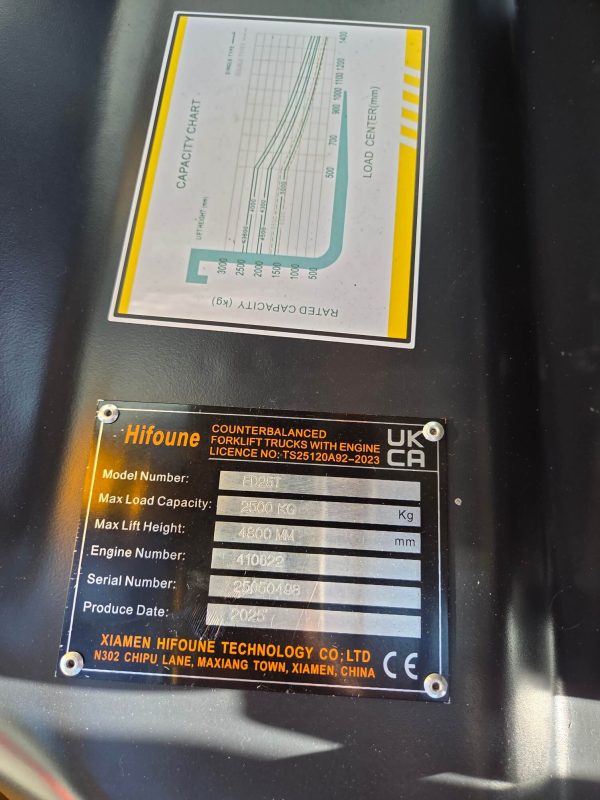 Hifoune FD25T Diesel Counter Balance Forklift