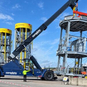 Konecrane 110T Reach Stacker with Hook